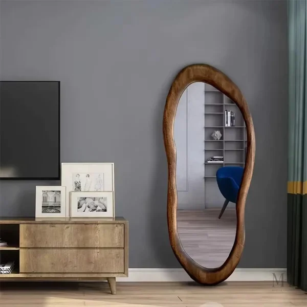 Miroir Sur Pied Élégant pour Hall d'Entrée