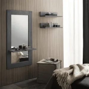 Miroir Entrée avec Étagère - Style Intemporel