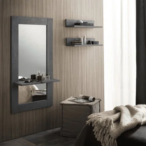 miroir-entree-avec-etagere-1 Miroir Entrée avec Étagère - Style Intemporel