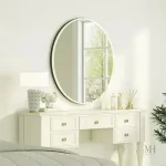 Miroir Ovale 60x80 cm - Design minimaliste et léger