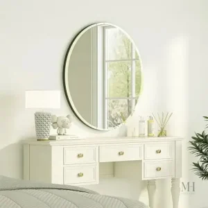 Miroir Ovale 60x80 cm - Design minimaliste et léger