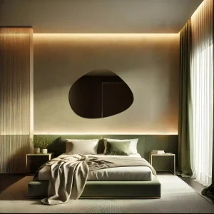 Miroir en verre écologique pour décoration intérieure