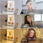 Miroir miroir, outil de maquillage avec technologie Bluetooth