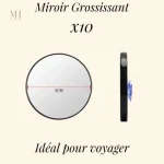 Miroir pratique pour des retouches maquillage en déplacement
