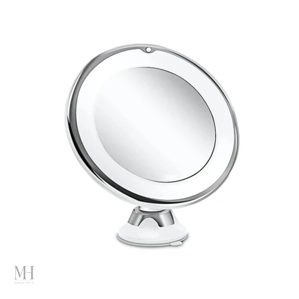 Miroir Grossissant 10X Idéal pour Application de Maquillage