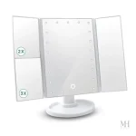 Miroir de beauté avec éclairage LED pour une application facile