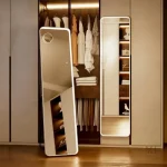 Miroir lumineux mural grossissant pour un intérieur élégant