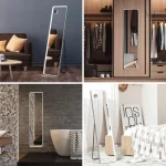 Miroir mural avec éclairage ajustable pour une précision optimale