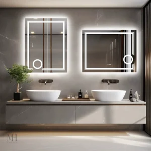 Miroir anti-buée pour une salle de bain moderne