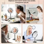 Miroir LED, accessoire essentiel pour le maquillage
