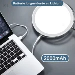 Miroir double face LED pour détails précis en maquillage