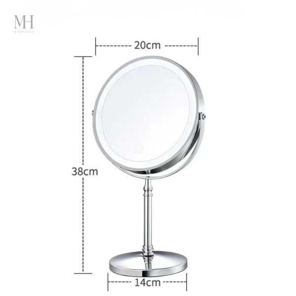 Miroir rechargeable pour un usage pratique et nomade