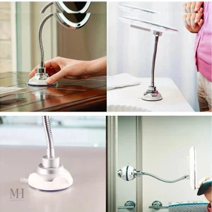 Miroir pratique pour un maquillage précis et détaillé