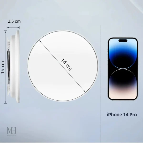 Miroir 360° grossissant idéal pour un make-up précis
