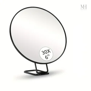 Miroir sur pied avec ventouses pour une utilisation pratique
