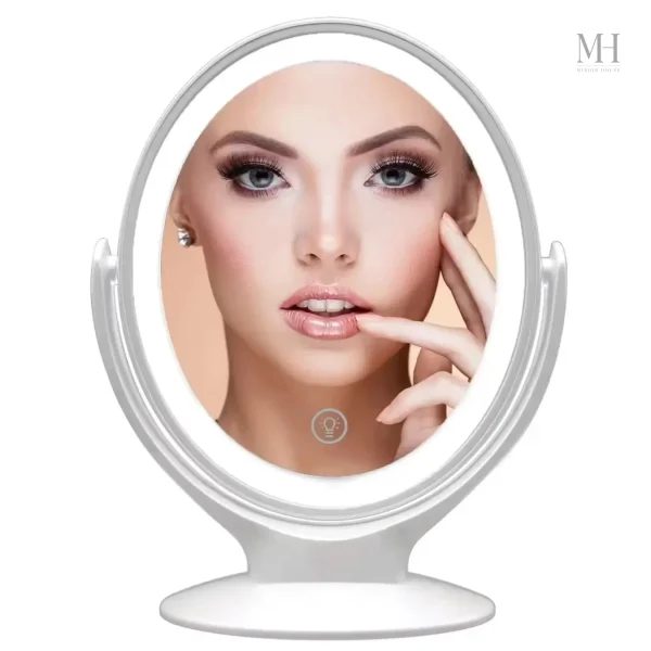 Miroir LED ajustable pour un look impeccable
