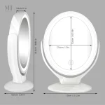 Miroir grossissant pour une vision claire et détaillée
