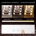 Miroir Hollywood : un accessoire chic pour un make-up parfait