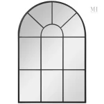 Miroir en Métal avec Finition Sombre