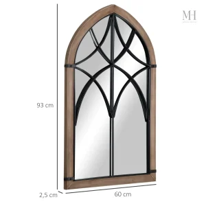 Miroir rectangulaire 93×60 cm, élégant et intemporel