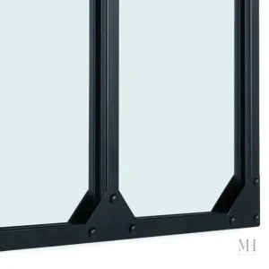 Miroir Design Moderne avec Finition Métallique