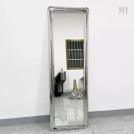 Miroir DORIAN en inox poli pour un intérieur raffiné