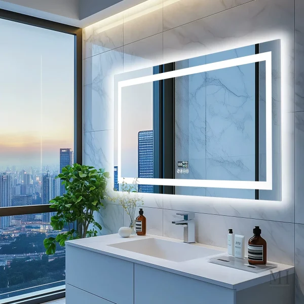 Miroir LED, idéal pour les espaces humides