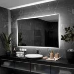 Miroir Salle de Bain LED 140x60 cm avec Antibuée