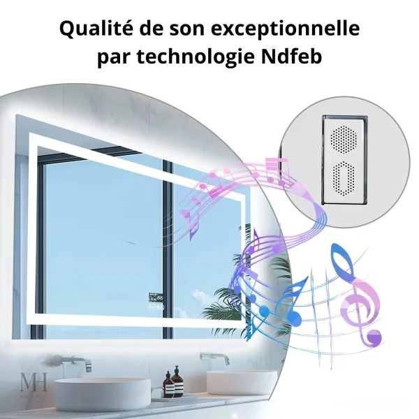 Miroir moderne pour un éclairage optimal