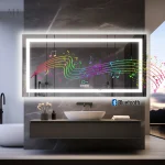Miroir LED avec fonctionnalités avancées