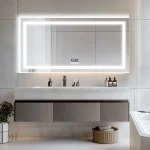 Miroir anti-buée avec éclairage LED moderne