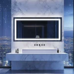 Miroir design LED pour salle d'eau