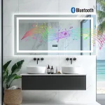 Miroir salle de bain avec technologie anti-buée