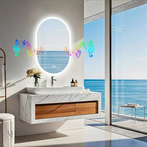 Miroir Anti-Buée avec Éclairage LED pour E