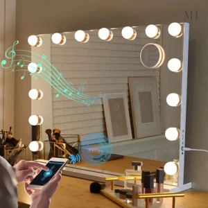 Miroir LED de maquillage avec éclairage professionnel