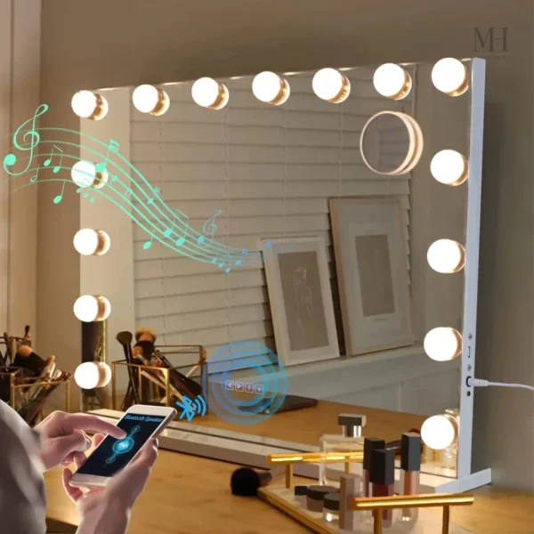 miroir-led-maquillage-1 Miroir LED de maquillage avec éclairage professionnel