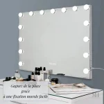Éclairage LED pour un make-up impeccable et détaillé