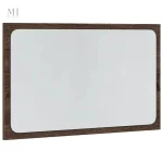 Miroir lumineux antibuée pour salle de bain, style moderne