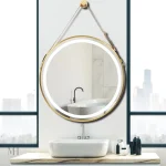 Miroir LED rond, design moderne et pratique