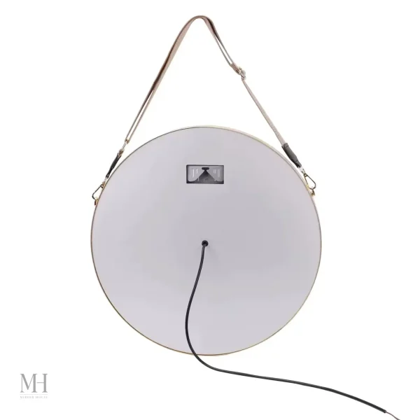 Miroir rond avec technologie anti-buée pour confort optimal