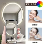 Miroir de salle de bain avec éclairage LED et technologie antibuée
