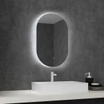 Miroir anti-buée IP44 pour salle de bain moderne