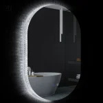 Miroir LED tactile 81x51 cm, éclairage intégré
