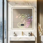 Miroir moderne avec technologie Bluetooth