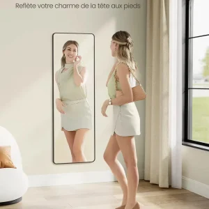 Miroir rectangulaire 120x40cm pour un intérieur élégant