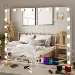 Miroir Maquillage Lumineux avec LED et Grossissement 10X