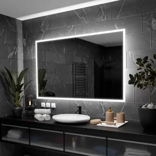miroir-lumineux-rectangulaire-1 Miroir lumineux rectangulaire pour salle de bain