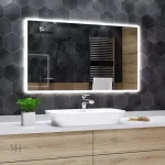 Miroir LED antibuée avec éclairage intégré