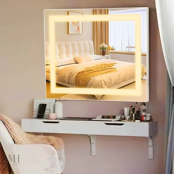 Miroir LED pour un make-up impeccable et sans défaut