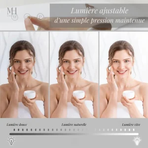 Miroir de maquillage grande taille pour un look parfait